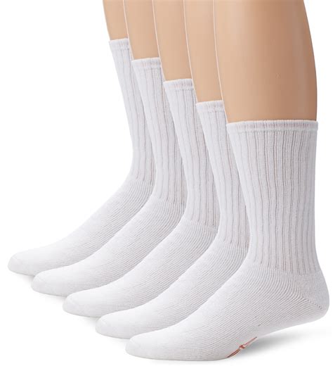 pairs dockers mens crew socks men white sock size cotton winter christmas  ebay