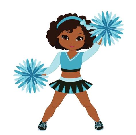cartoon of the cheerleading uniforms illustrations royalty free vector