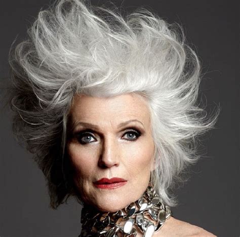 mannequins silver grey hair gray hair mature fashion ageless beauty