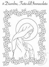 Disegni Catechismo Natale Religiosa Immacolata Cruciverba Colorare Concezione Creativi Religione Ricamo Bibbia sketch template