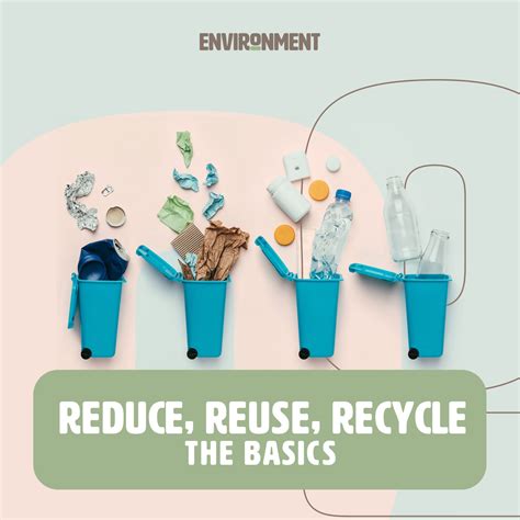 reduce reuse recycle  basics environment