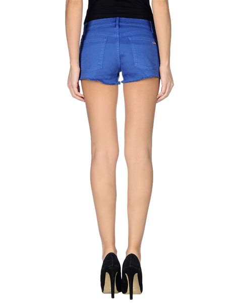 Juicy Couture Denim Shorts In Blue Bright Blue Lyst