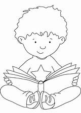 Reading Girl Coloring Pages Getcolorings Book Color sketch template