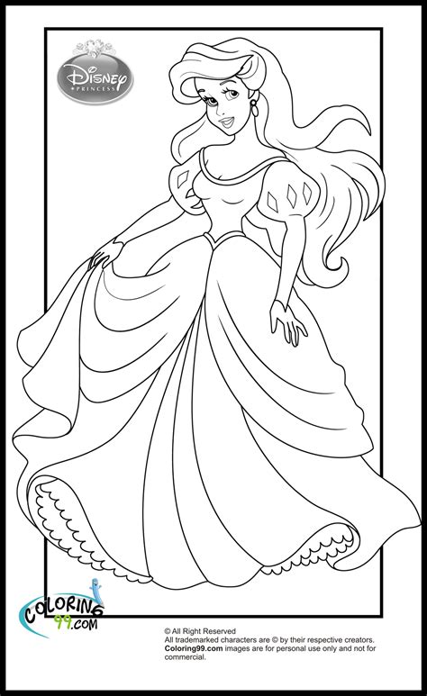disney princess ariel coloring pages sketch coloring page