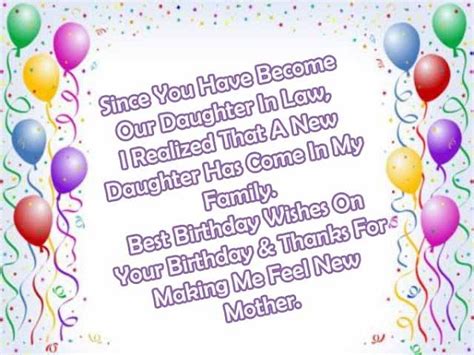 sweet birthday wishes messages  daughter  law happybirthday