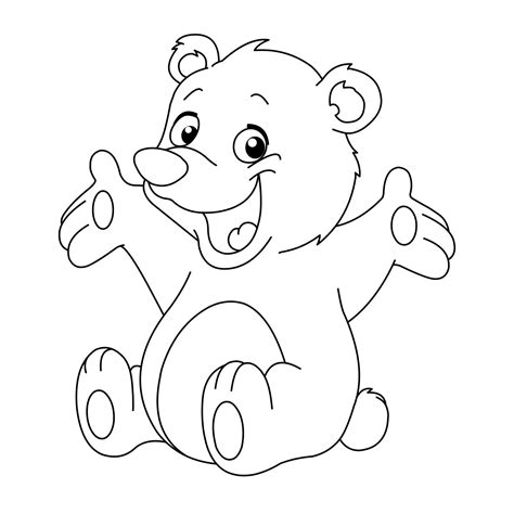 teddy bear face coloring page namacalne szepty