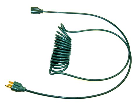 flexy green coiled extension cord xl