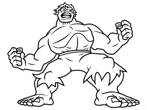 hulk coloring page coloring pages