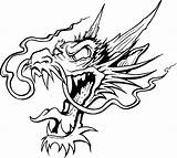 Dragon Drawing Line Chinese Face Drawings Screaming Tattoo Skull Dragons Pencil Clipart Easy Designs Tattoos Clipartbest Other Getdrawings Cliparts Head sketch template
