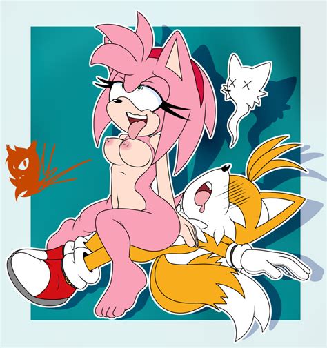 Rule 34 Absurd Res Amy Rose Anthro Breasts Duo Exposed Torso Female