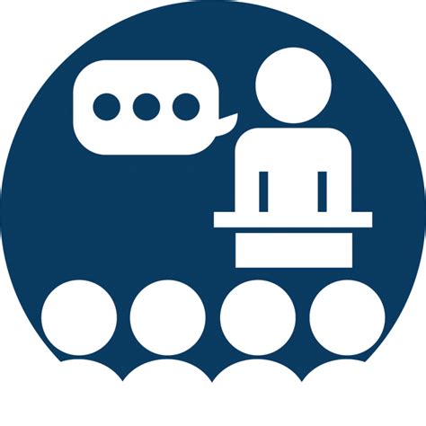 general awareness icon  features  person speaking public