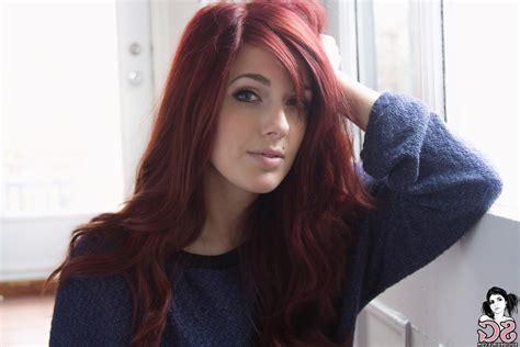 Suicide Girls Velour Suicide Redhead Long Hair