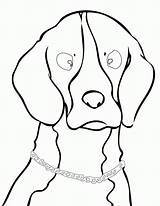 Beagle Coloring Pages Dogs Dog Handipoints Clipartbest Easy Popular Coloringhome sketch template