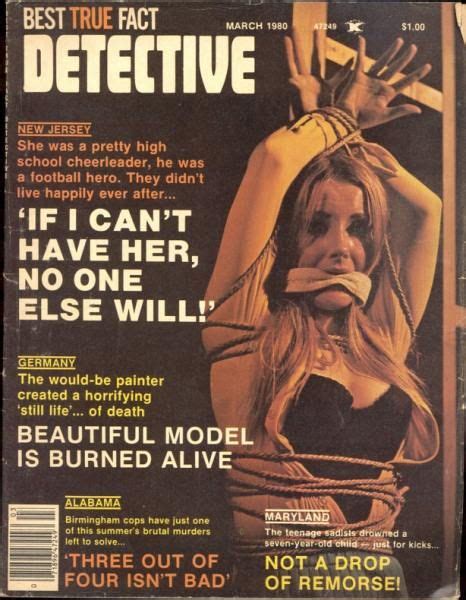 Best True Fact Detective March 1980 Detective Pulp Fiction Art
