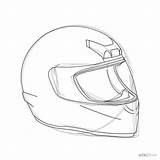 Helmet Motorcycle Drawing Sketch Bike Draw Practice Helmets Motorbike Sketching Sketches Beginners Step Simple Drawings Steps Save Hand Choose Board sketch template