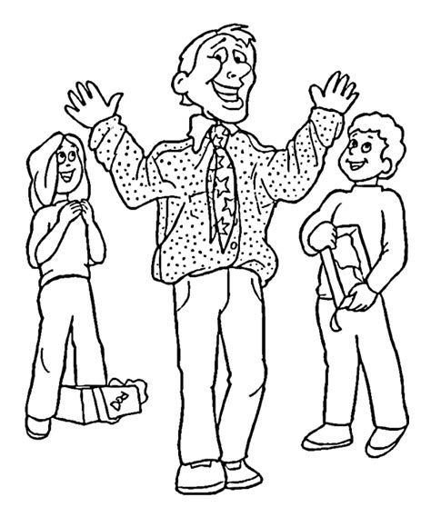 fathers day coloring pages fathers day presents coloring page sheets