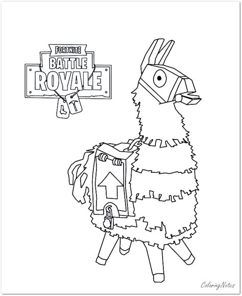 fortnite tegninger llama tegninger dyr