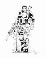 Punisher Eccc Dunbar Marvel Printable Drawings sketch template