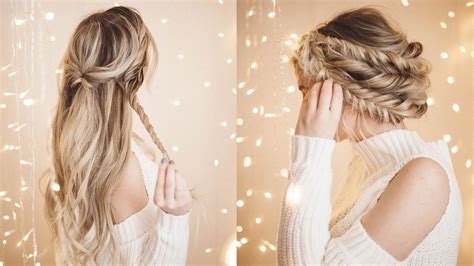 Braided Halo® Hairstyle Easy Updo For Long Hair