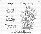 Bread Daily Designs February Life Stamps Queen Odbd Gift Release Look Back Cards Sandee Simply Southern Card sketch template