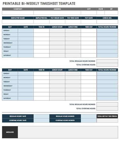 pin  office stuff timesheet templates parker fielde