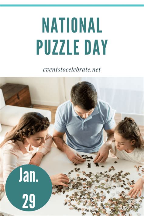 national puzzle day party ideas  real people