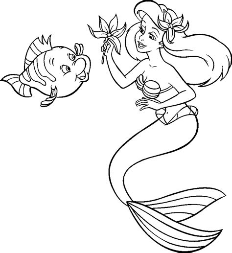 ariel mermaid coloring pages kinosvalka