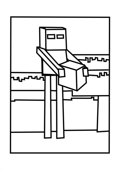 Printable Minecraft Wither Coloring Pages ~ Minecraft Coloring Enderman