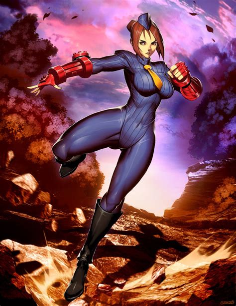 juli from street fighter in the ga hq video game character