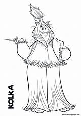 Smallfoot Coloring Pages Yeti Printable Kolka Cartoon Scribblefun Print Movie Coloriage Sheets Info Book Choose Board sketch template