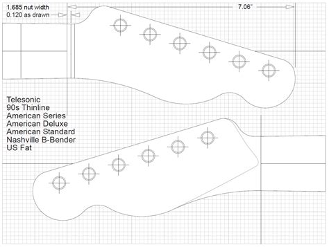 full size printable guitar headstock templates printable templates