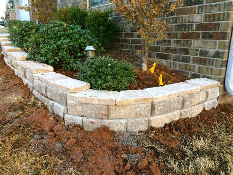 small retaining wall eco landscaping