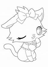 Coloring Cat Pages Anime Neko Girl Kawaii Cats Cute Getcolorings Couple Coloringbay Bubakids Color sketch template