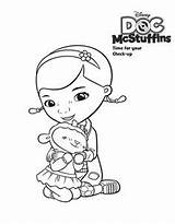 Doc Mcstuffins Coloring Pages Lambie Christmas Color Birthday Printable Doctor Stuffy Disney Colouring Getdrawings Sheets Netart Getcolorings Halloween Print Preschool sketch template