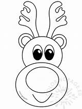 Reindeer Coloringpage Clipartmag sketch template