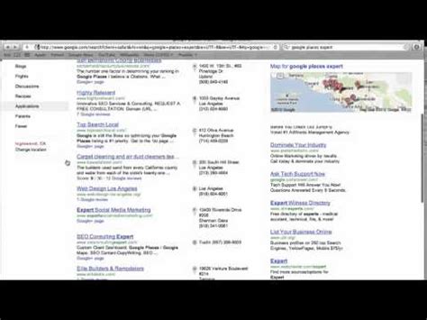 ten basics  google search optimization  google local google