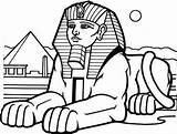 Sphinx Egyptian Egypt Clipartmag sketch template
