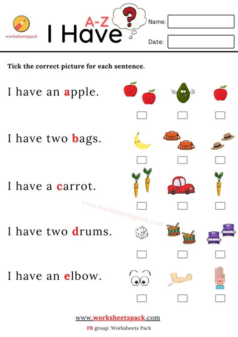simple reading sentences  kindergarten   worksheetspack