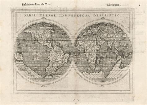 orbis terrae compendiosa descriptio geographicus rare antique maps