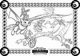 Riders Scribblefun Stormfly sketch template