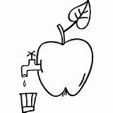 Juice Apple sketch template