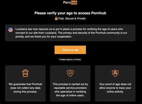 Pornhub Requires Id From Louisiana Users To Comply With State’s New