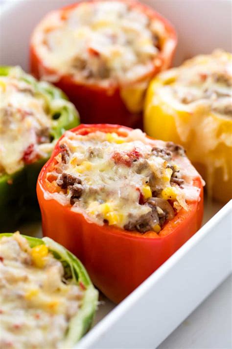 top  beef stuffed bell peppers  recipes ideas  collections
