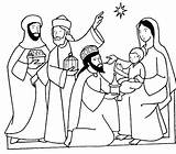 Magi Colorare Magos Reis Disegno Reyes Epifania Natal Imagem Settemuse Nativity Manancialzinho Contém Botão Direito Dezembro sketch template