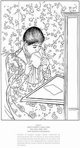 Coloring Dover Pages Publications Doverpublications Paintings Welcome Color Mary Own Cassatt Books Adult Doodle Book Over Cassat sketch template