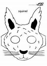 Squirrel Mask Print Printable Masks Krokotak Kids Coloring Activities Printables Diy sketch template
