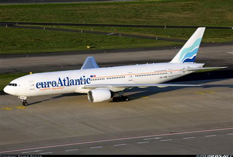 boeing  er euroatlantic airways aviation photo  airlinersnet