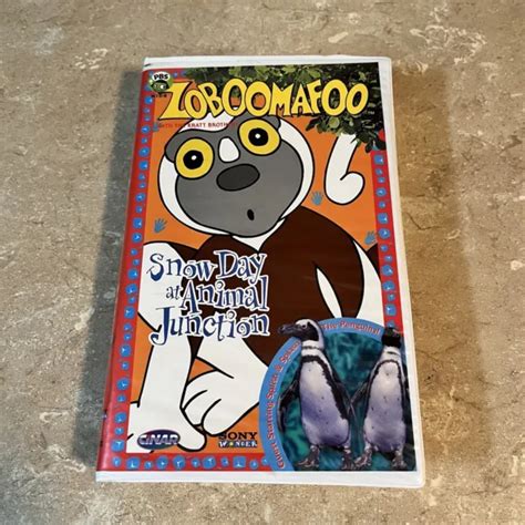 zoboomafoo snow day  animal junction vhs clamshell kratt bros nice rare  picclick