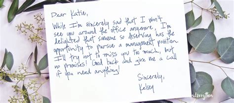 farewell messages  colleagues  coworkers handwrytten