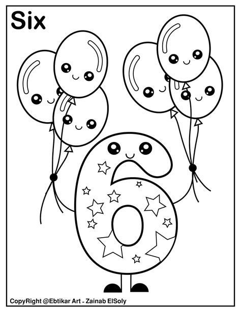 number   coloring page coloring pages images